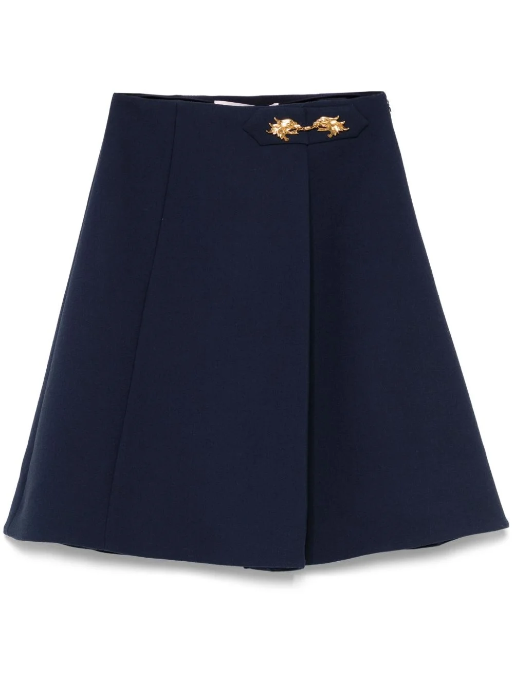 pleat-detailed mini skirt - 1
