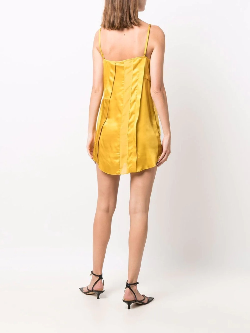 panelled satin slip dress 4