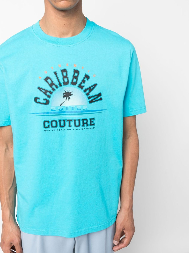 slogan-print organic cotton T-shirt 6