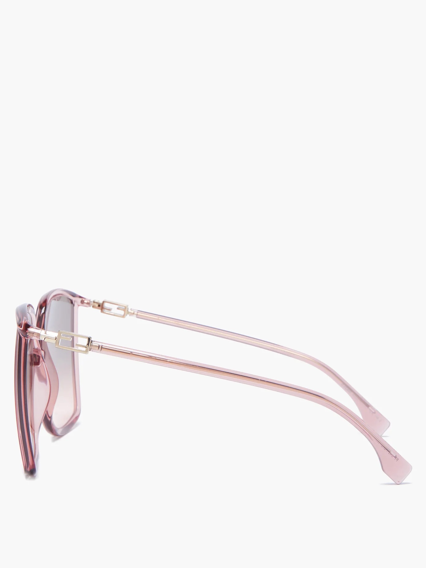 Oversized square acetate sunglasses - 3