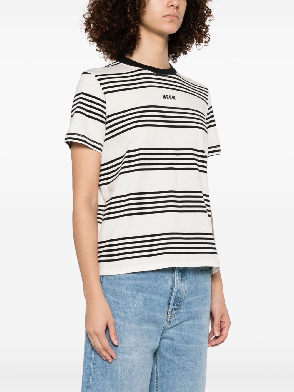 striped T-shirt - 3