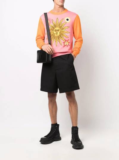 Moschino sun print jumper outlook