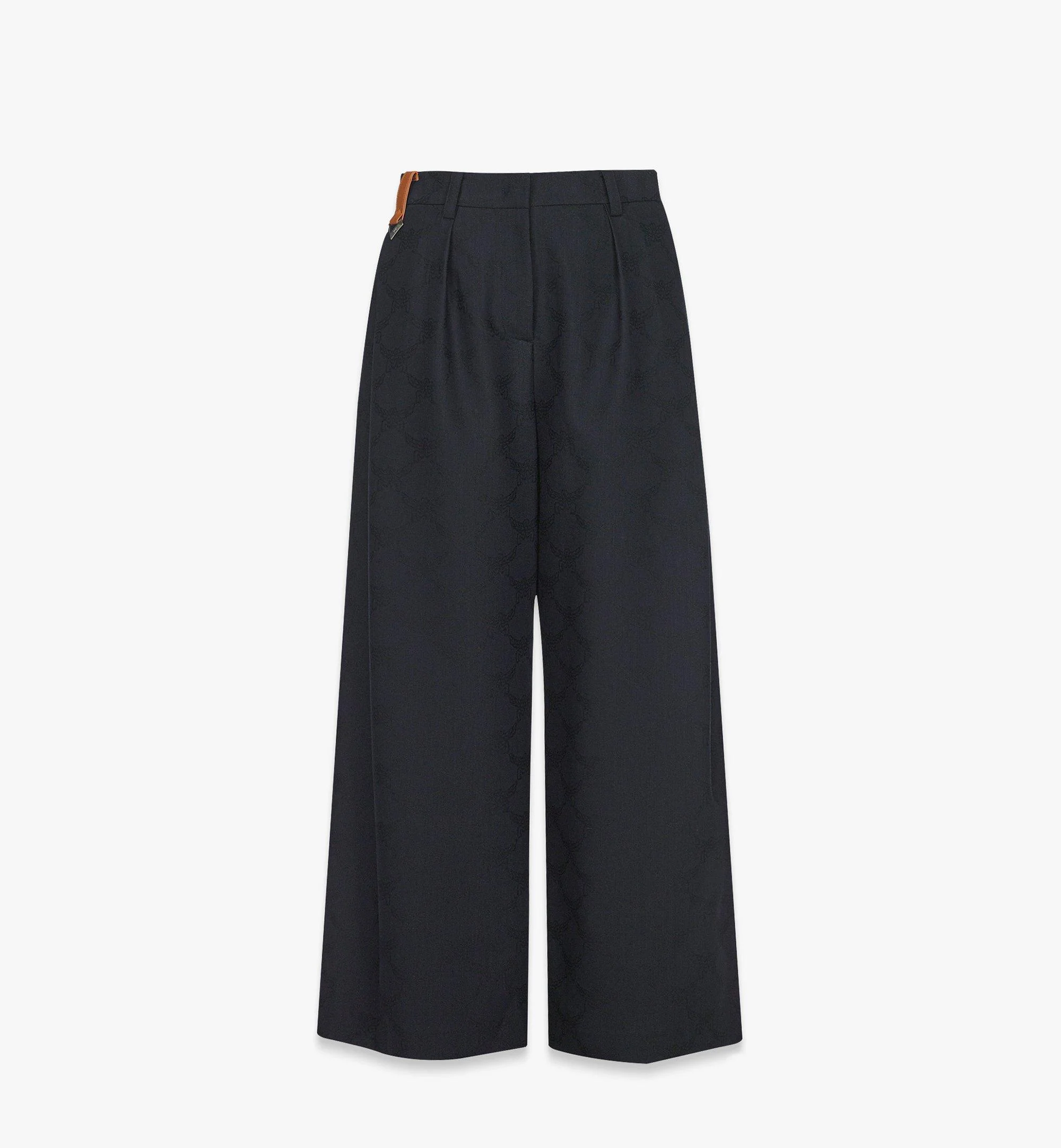 Lauretos Wool Jacquard Pants - 1