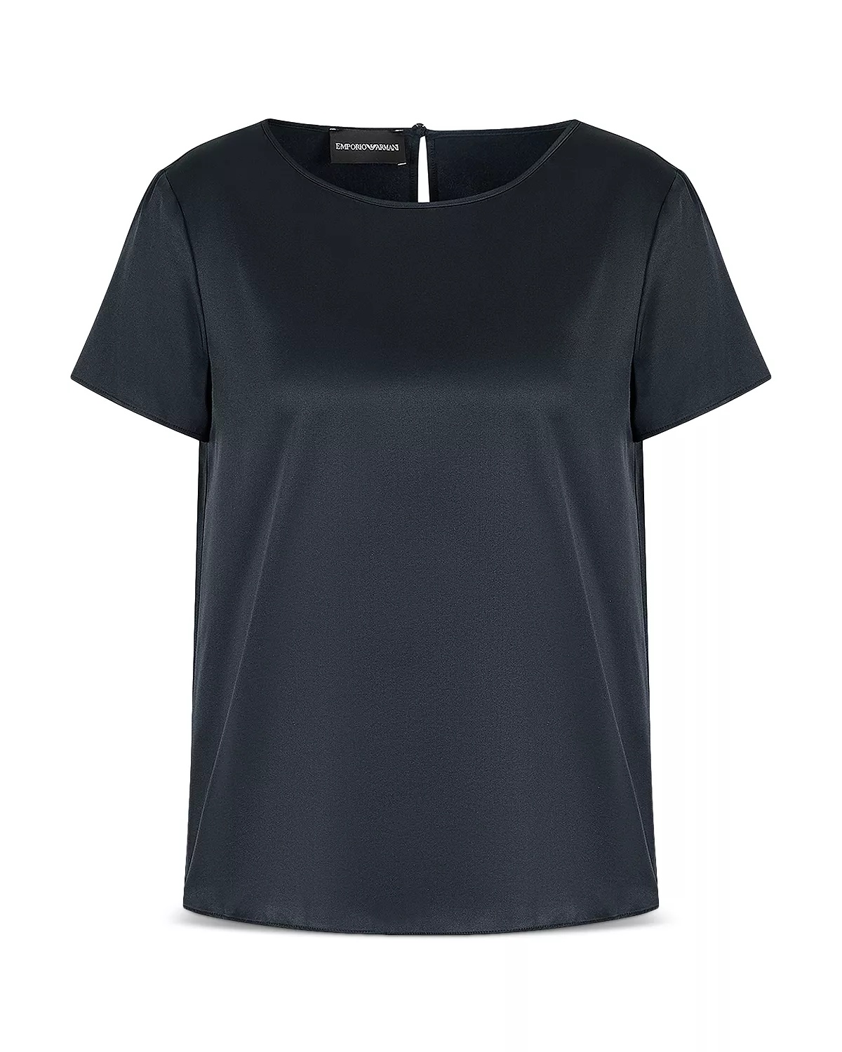 Silk Satin Short Sleeve Blouse - 5
