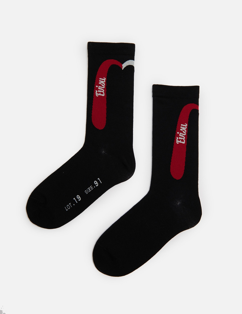 DAICOCK JACQUARD LONG SOCKS 1
