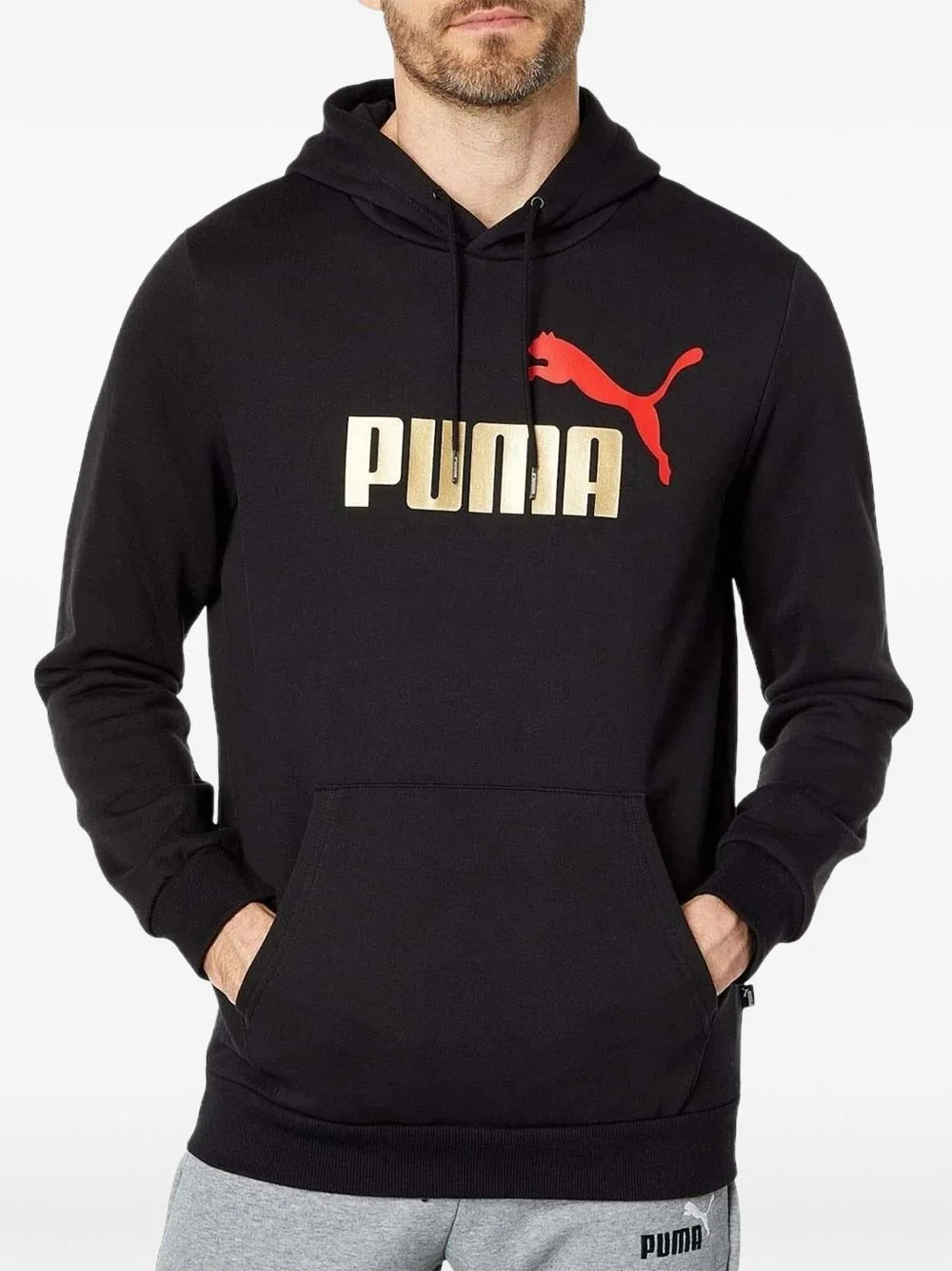 big logo fleece T-shirt - 1