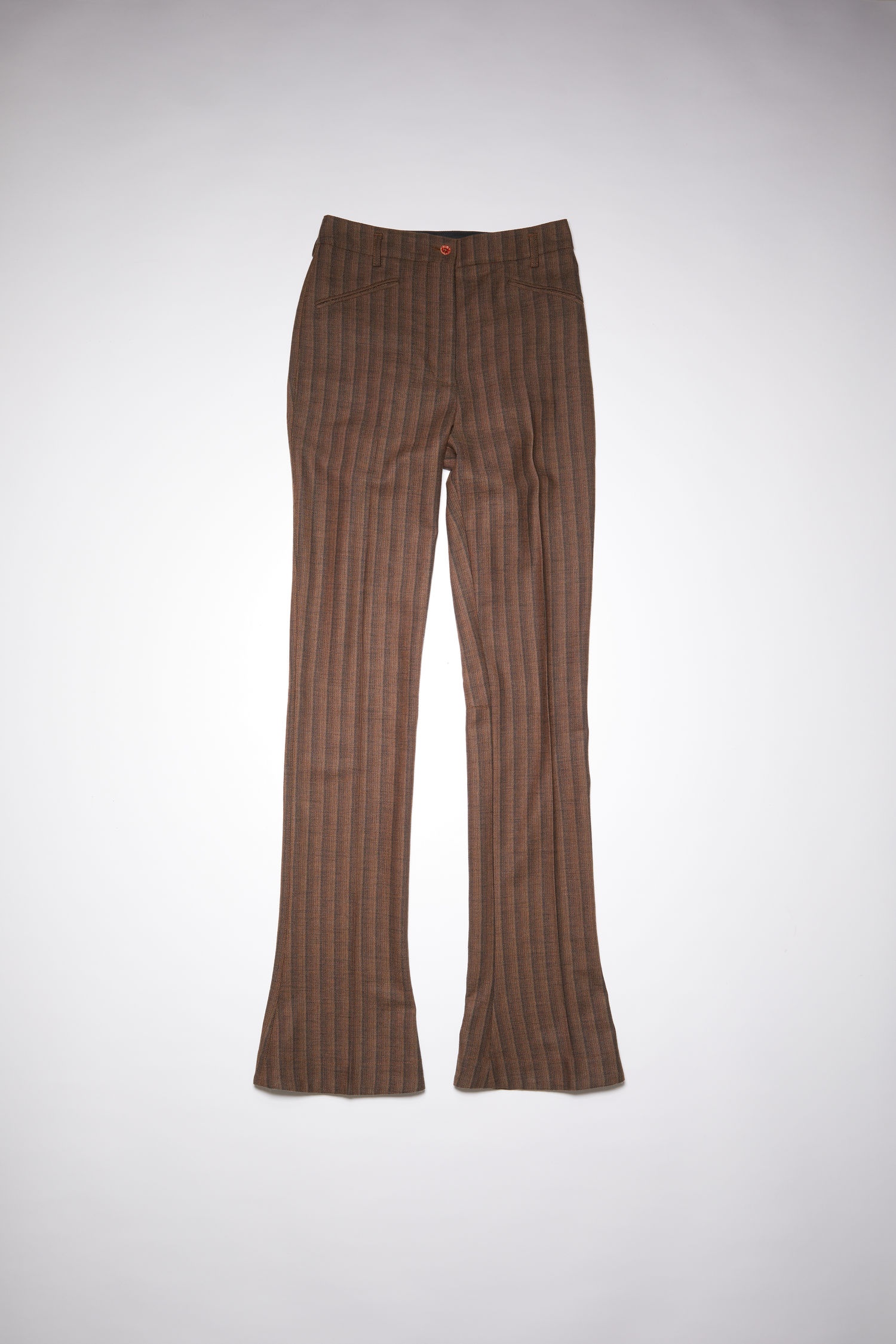 Striped trousers - Brown/black - 4