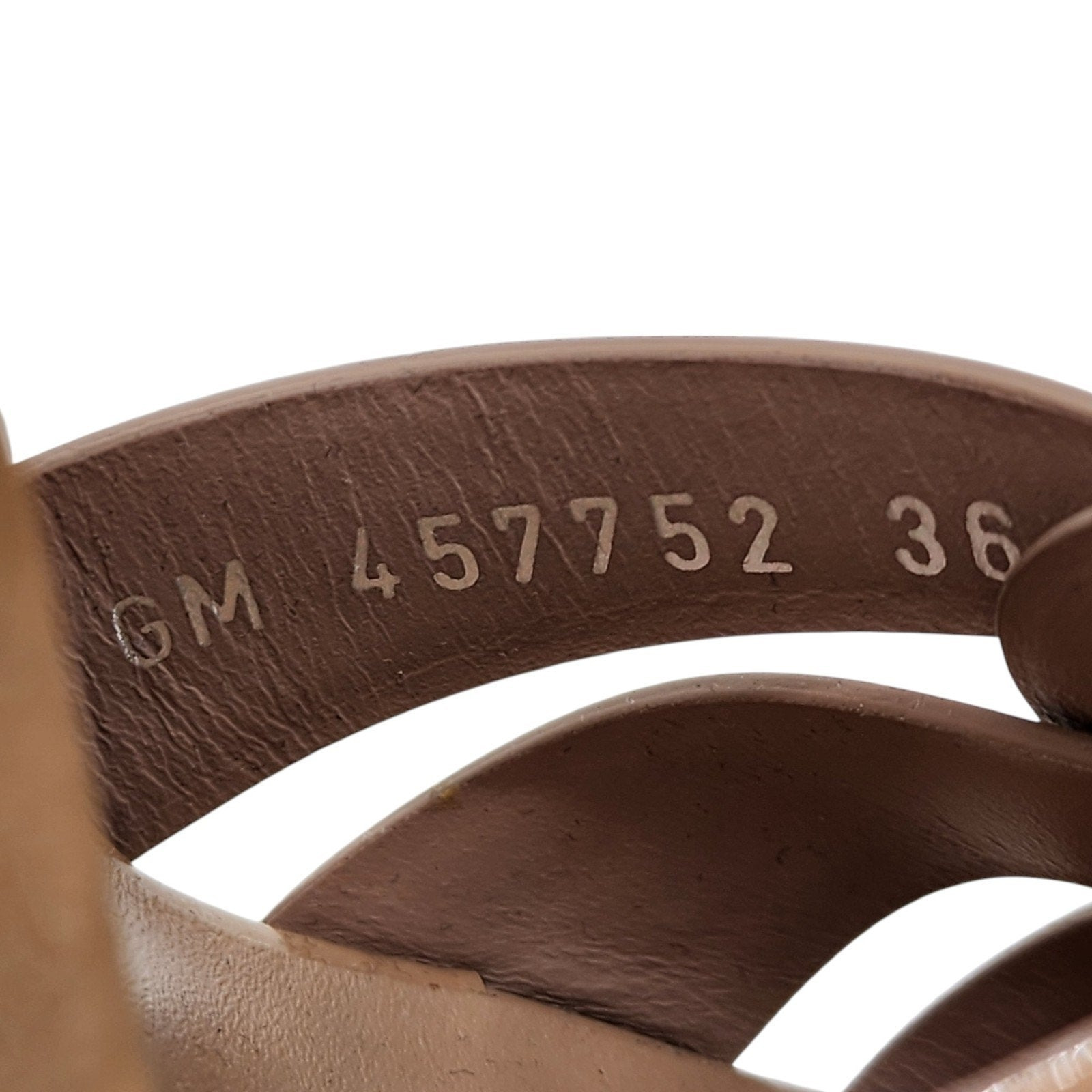 Saint Laurent Tribute Platform Leather Sandals Pumps Tan Brown - 8