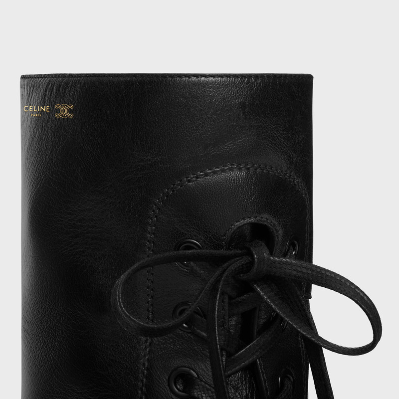 STEP - LACE-UP BOOT IN SHINY CALFSKIN 5