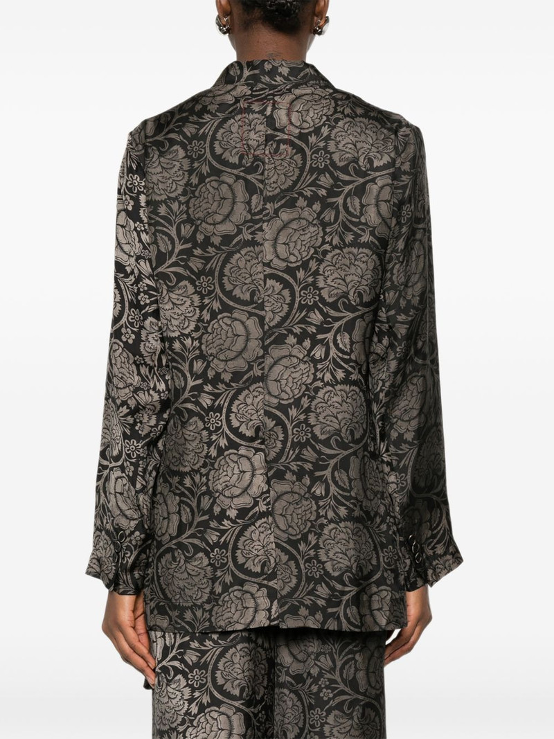 Khloe floral-print tie jacket 4