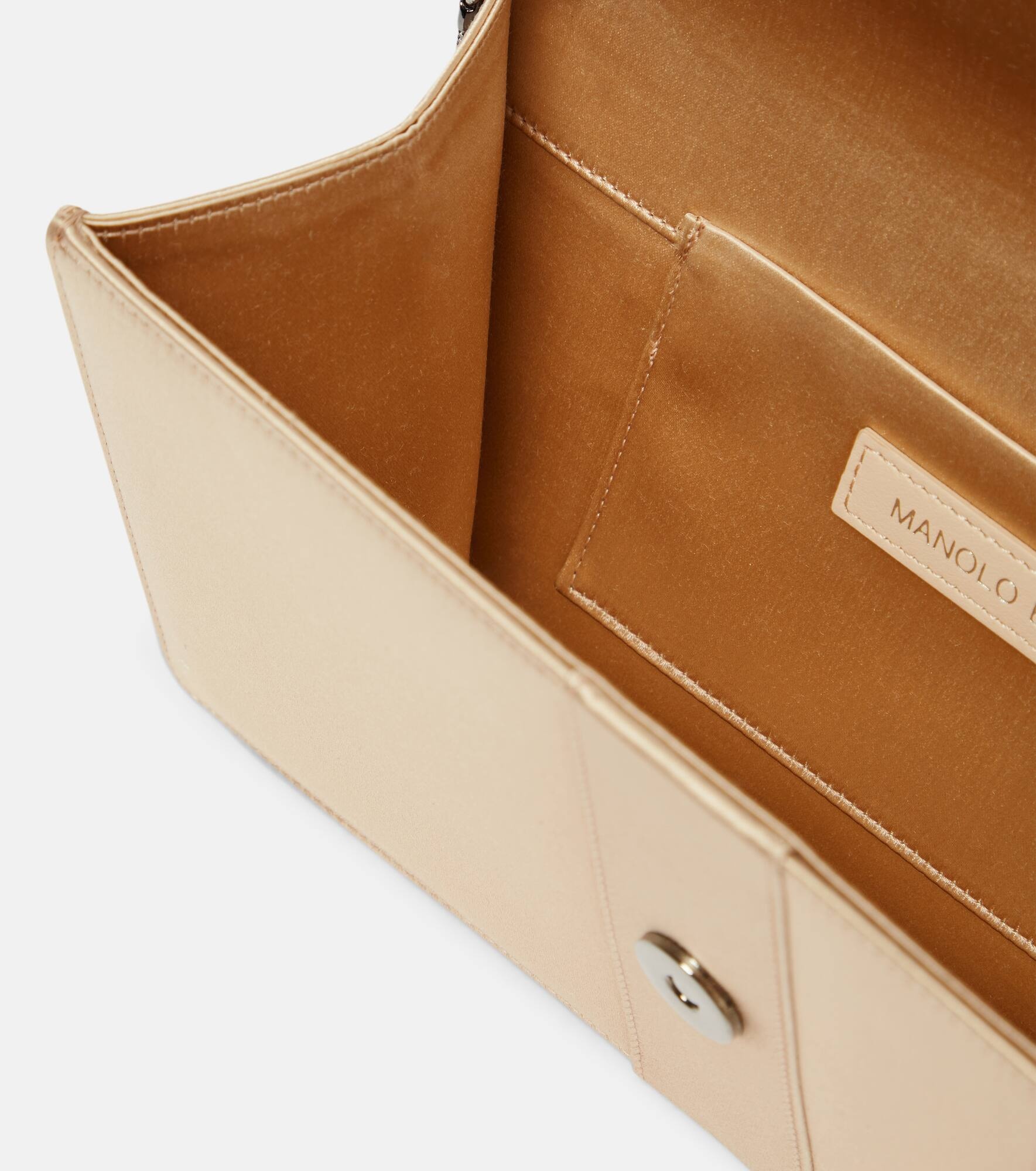 Capri embellished satin clutch - 4