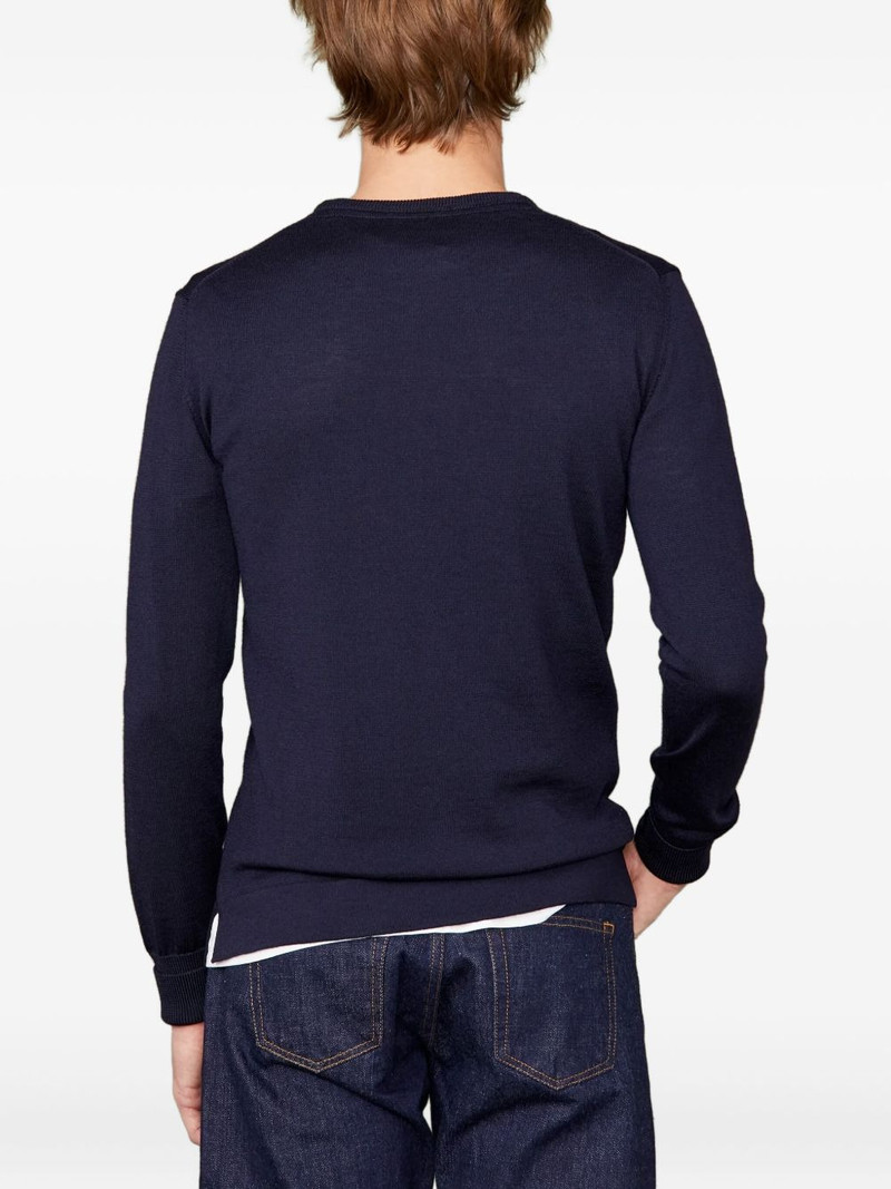 OFFICINE GÉNÉRALE crew-neck long-sleeve sweater outlook