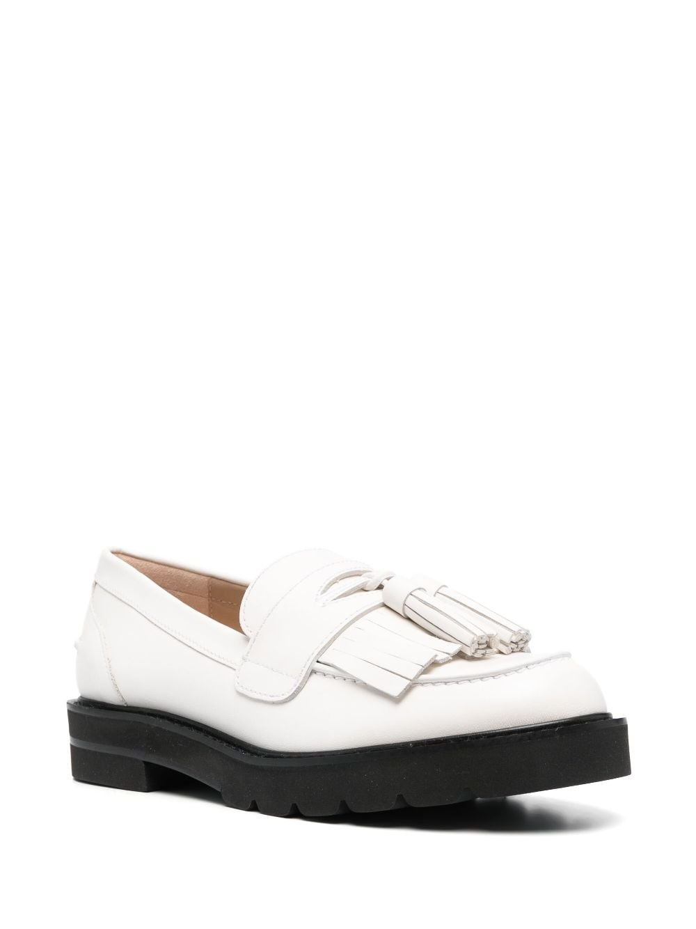 Mila Lift Pearl leather loafers - 2