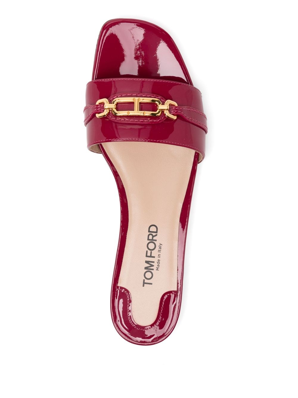 leather slides - 4