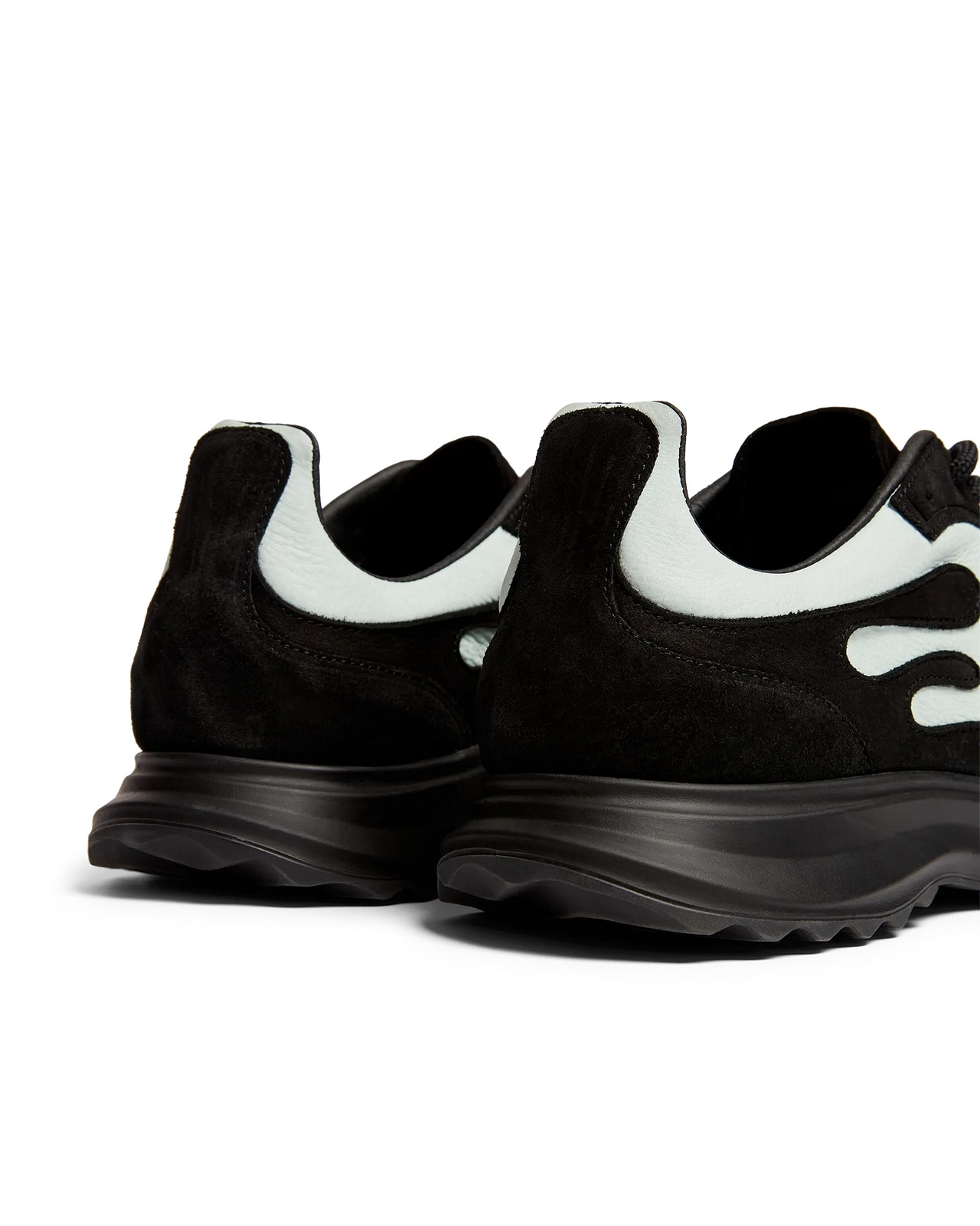 Men's Black & Mint Stade Sneaker | Casablanca Paris - 4