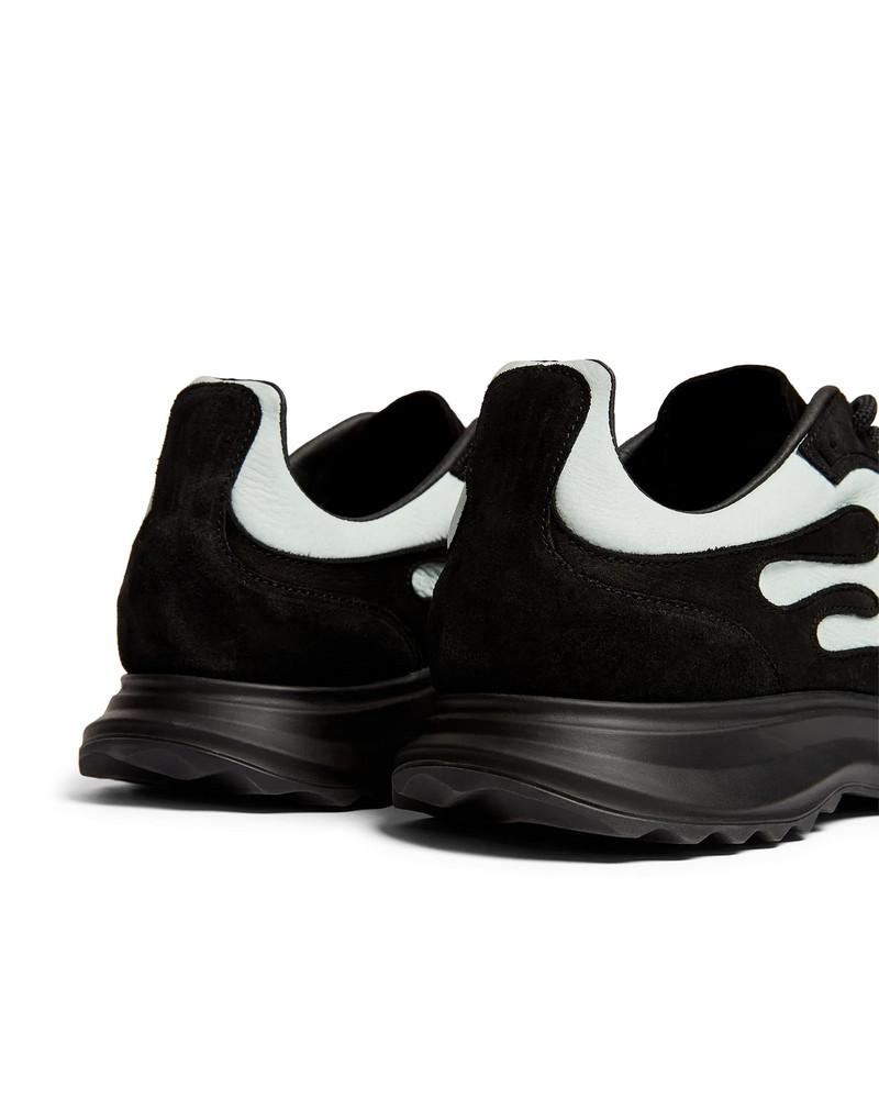Women's Black & Mint Stade Sneaker 4
