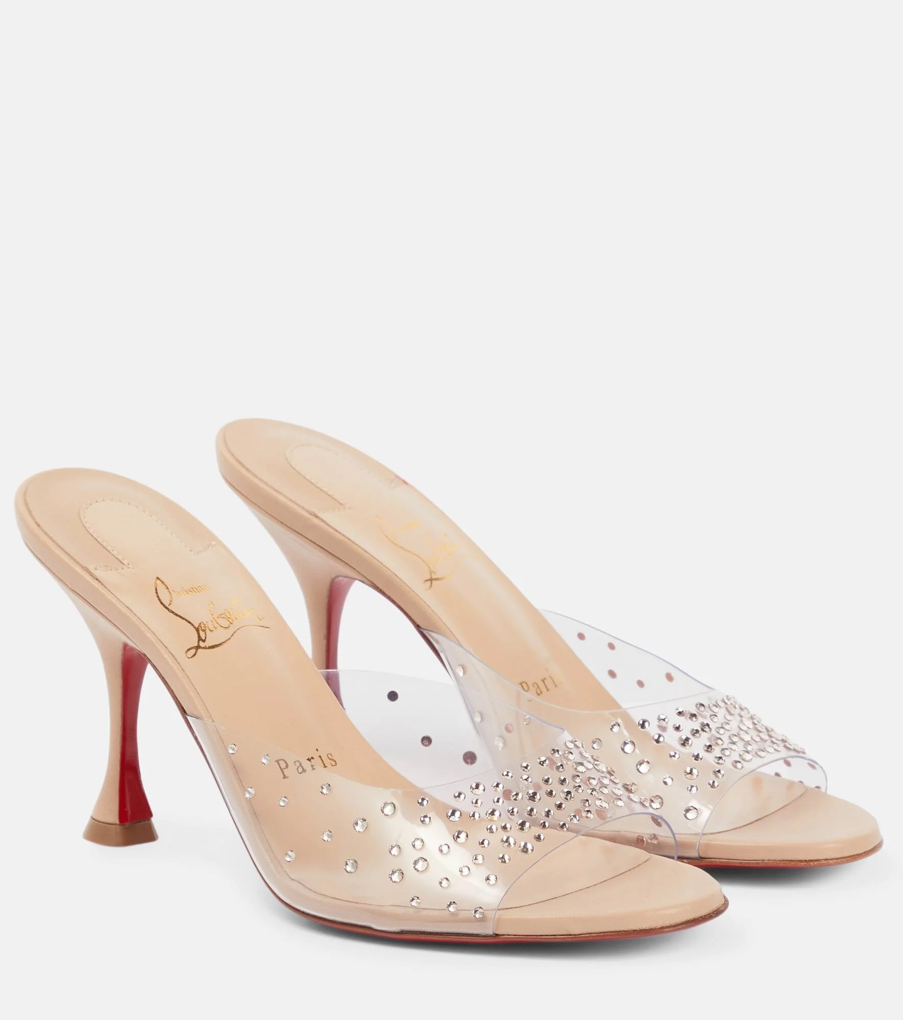 Nudes Degramule embellished mules - 1
