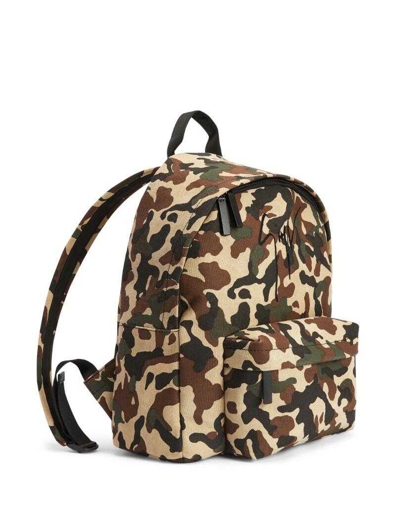 camouflage-pattern backpack - 3