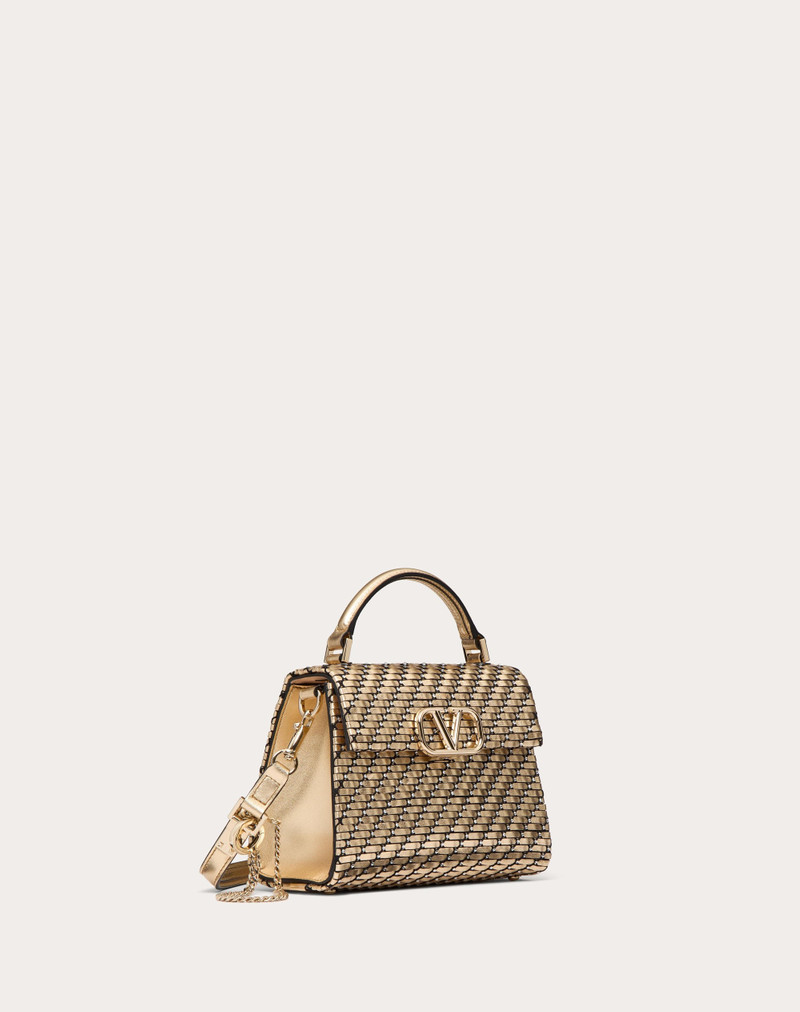 VALENTINO GARAVANI VSLING MINI WOVEN HANDBAG 3