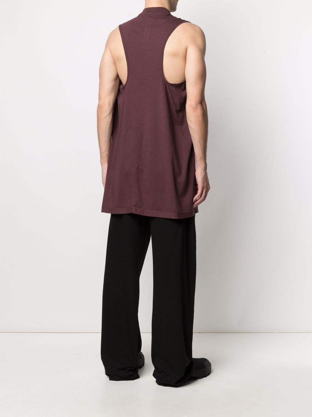 longline cotton tank top - 4