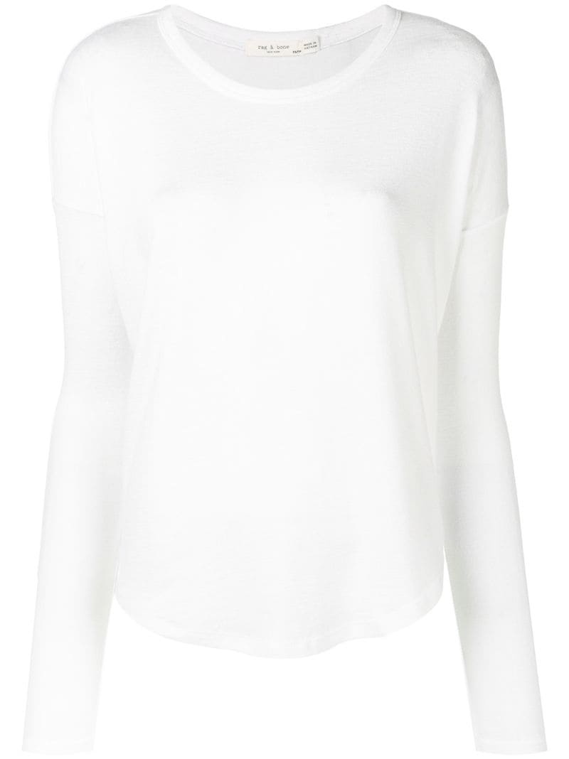 basic longsleeved T-shirt - 1