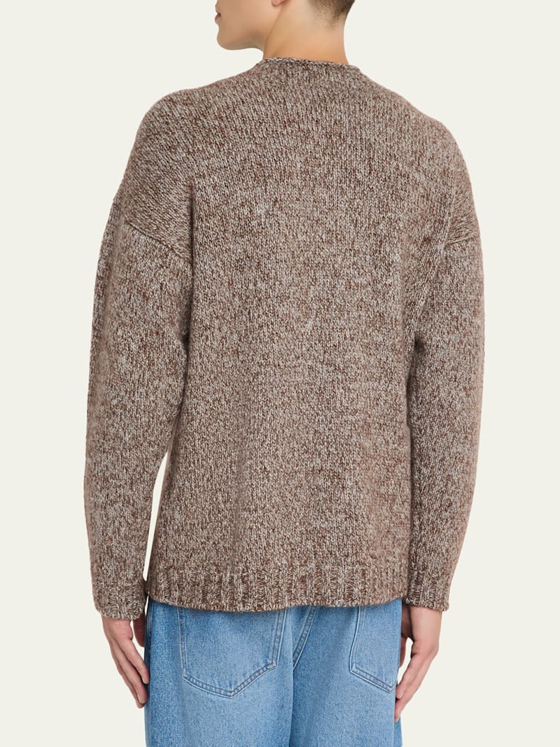 Men's Two-Tone Wool and Cashmere Knit Cardigan 3