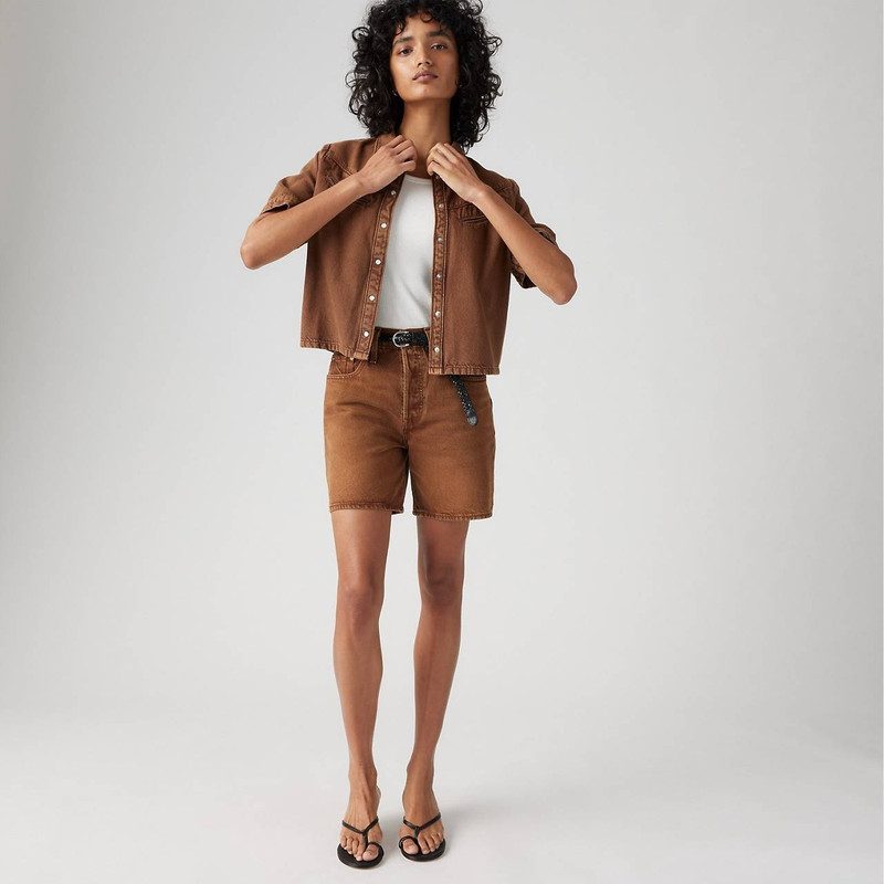 Levi's 501® ORIGINAL FIT HIGH RISE MID-THIGH WOMEN'S SHORTS outlook