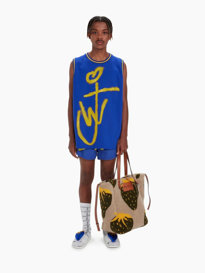 JW Anderson JWA LOGO BASKETBALL TEE outlook