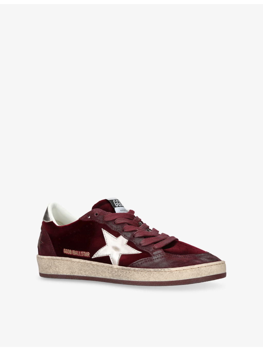 Women’s Ball Star Velvet Low-Top Trainers - 3