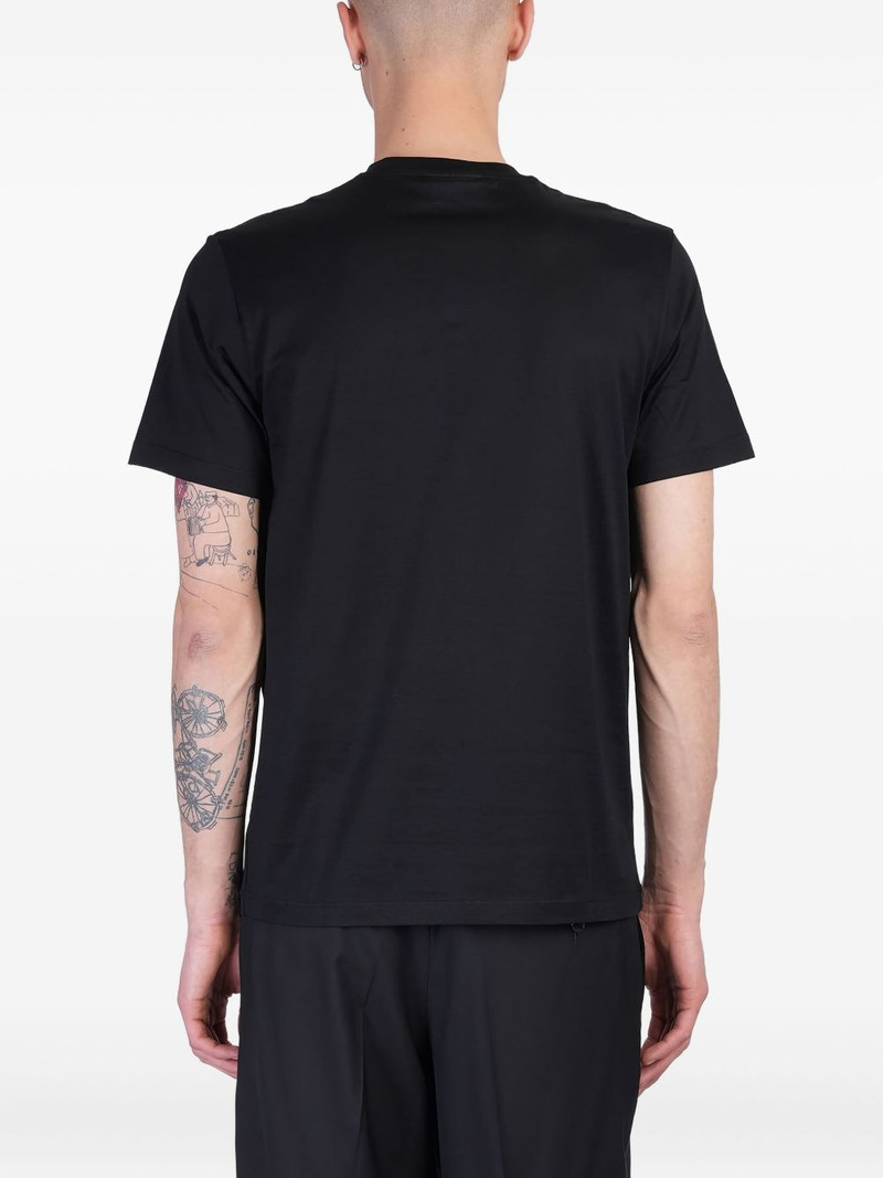 round-neck cotton T-shirt 4