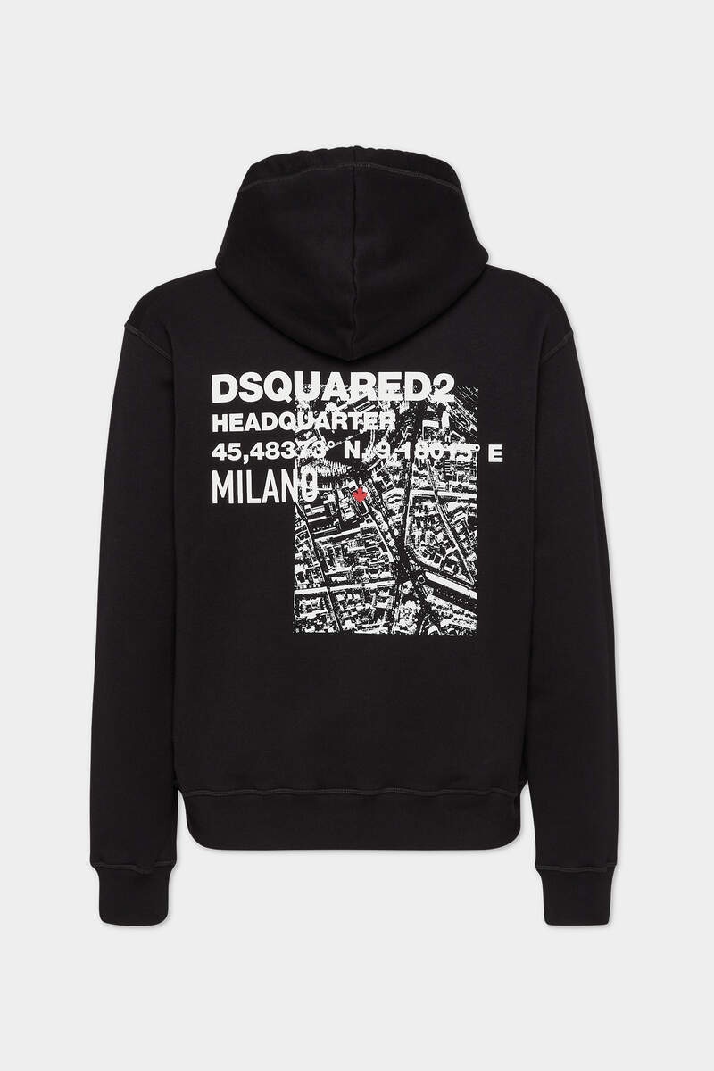 CERESIO MAP COOL FIT HOODIE SWEATSHIRT - 2