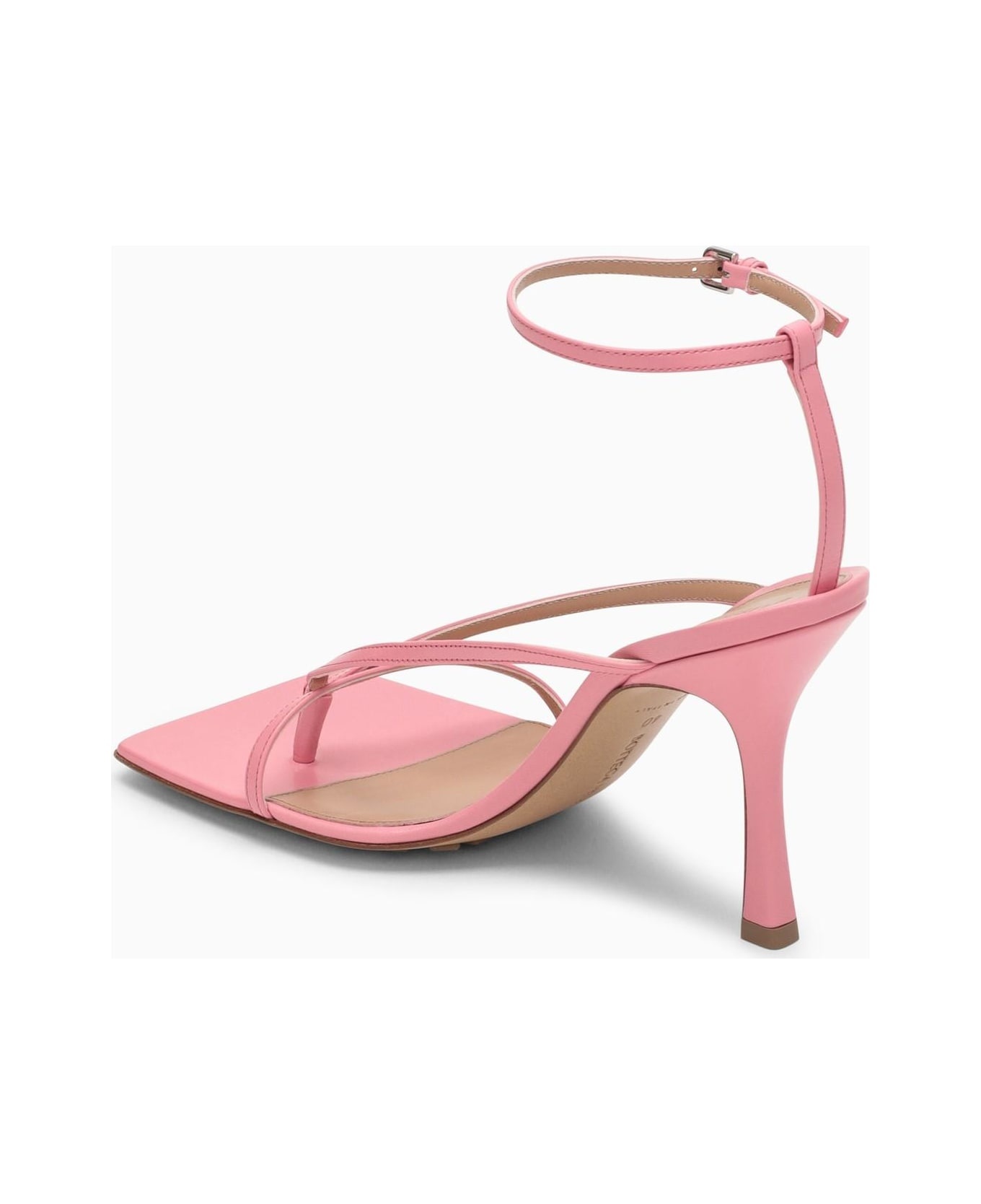 Squared Toe Strappy Sandals - 4