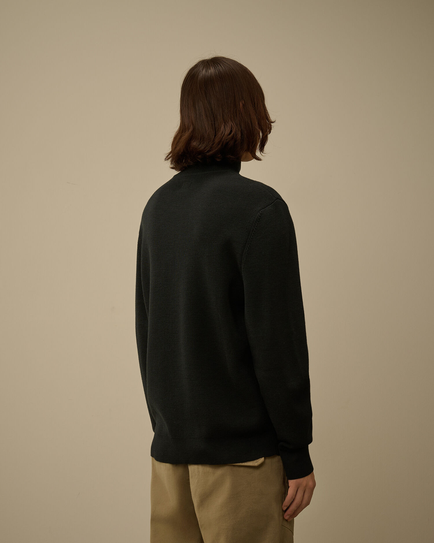 Re-Wool Half Zip Lens Sweater - 4