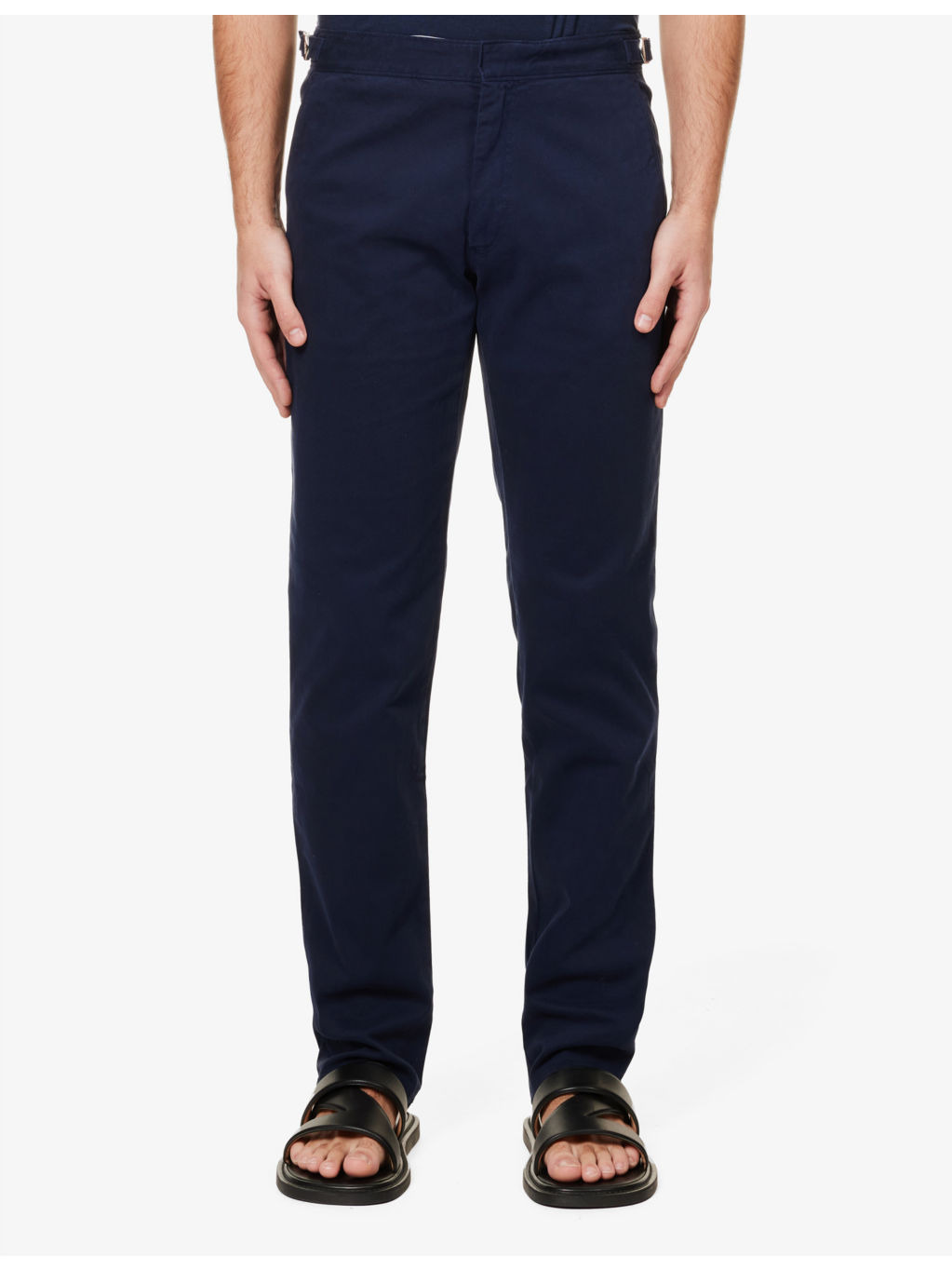 Fallon regular-fit straight-leg stretch-cotton trousers - 3