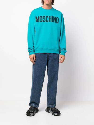 Moschino logo-print sweatshirt outlook