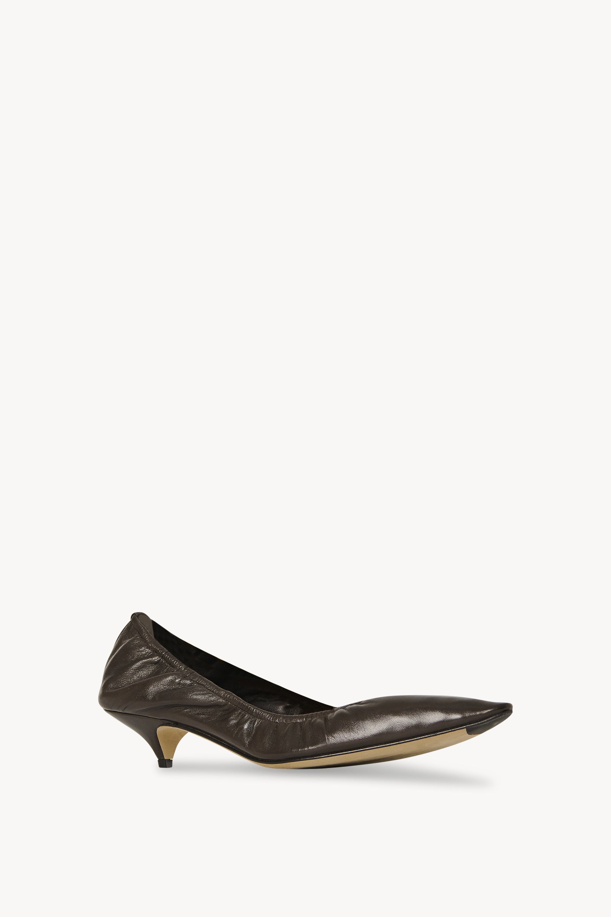 Liisa Kitten Heel in Leather - 2