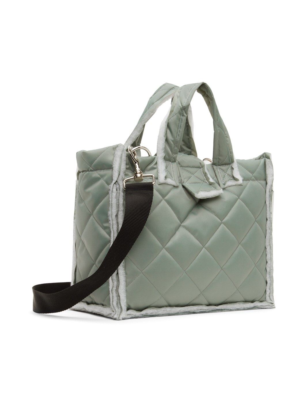SSENSE Exclusive Gray Puffed Shopper S Bag - 3