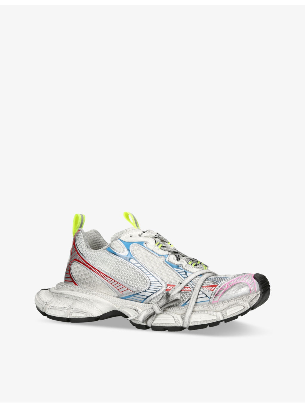 3XL panelled mesh low-top trainers - 3