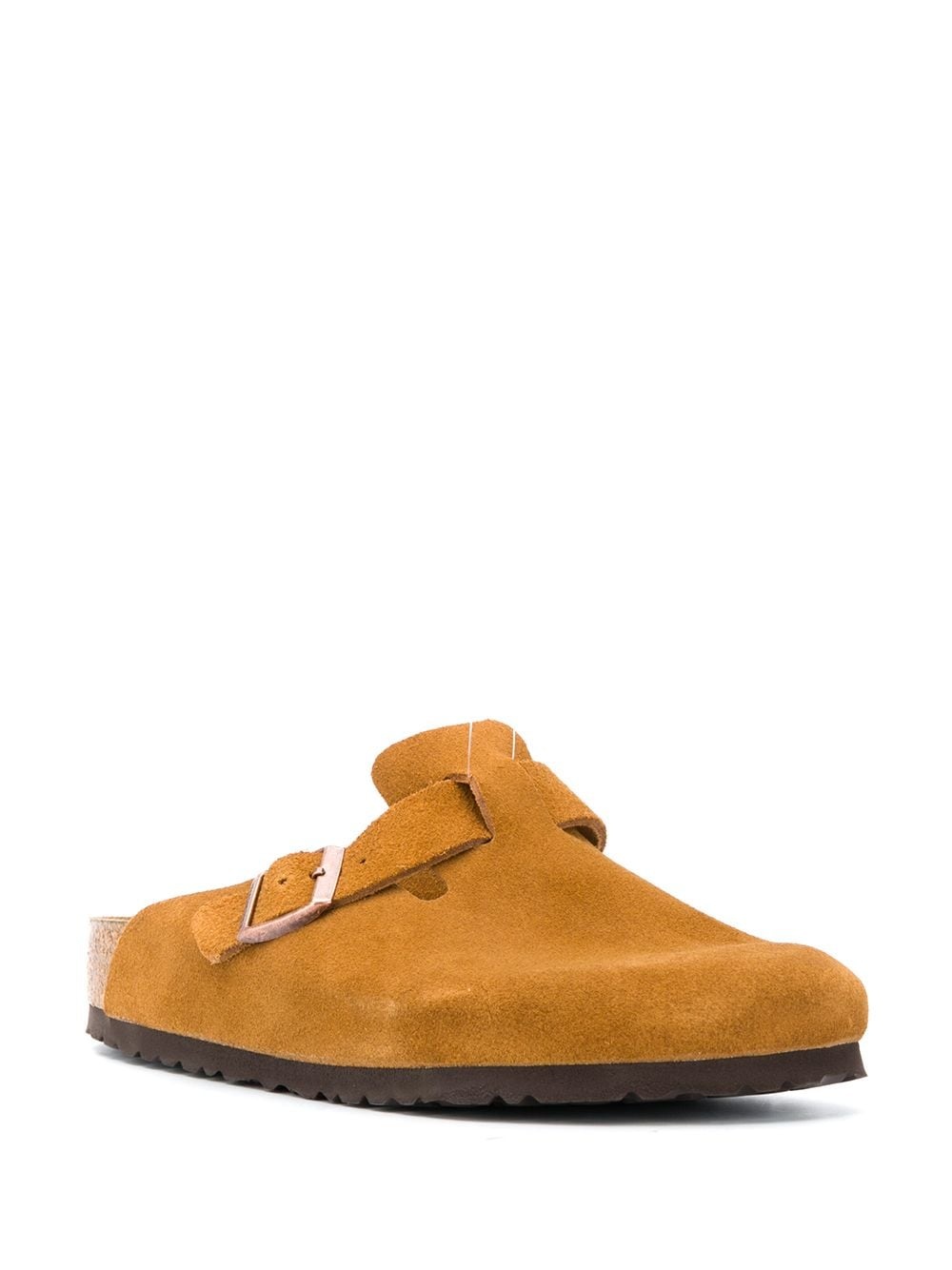 suede buckle slippers - 2
