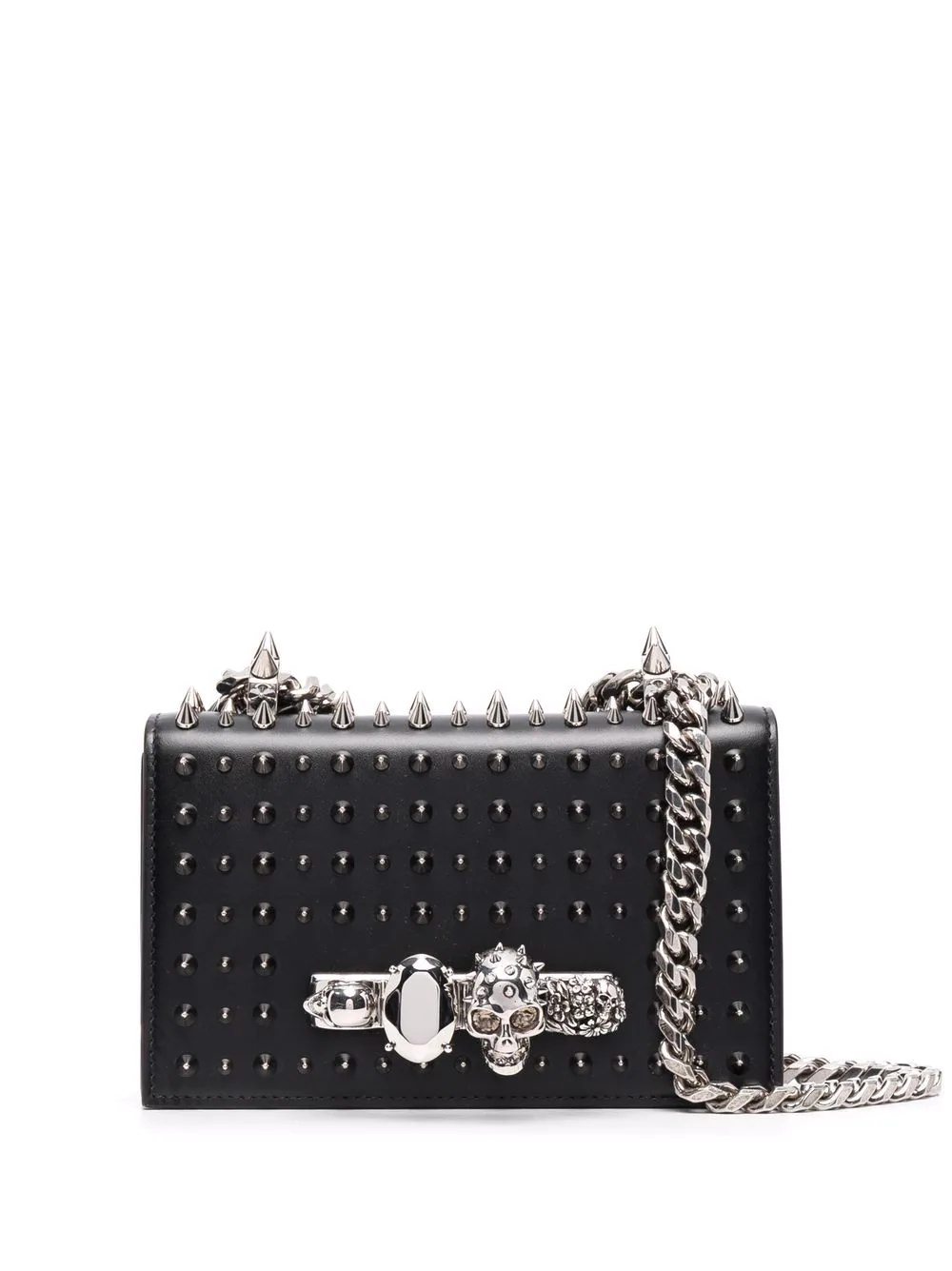 mini jewelled satchel bag - 1