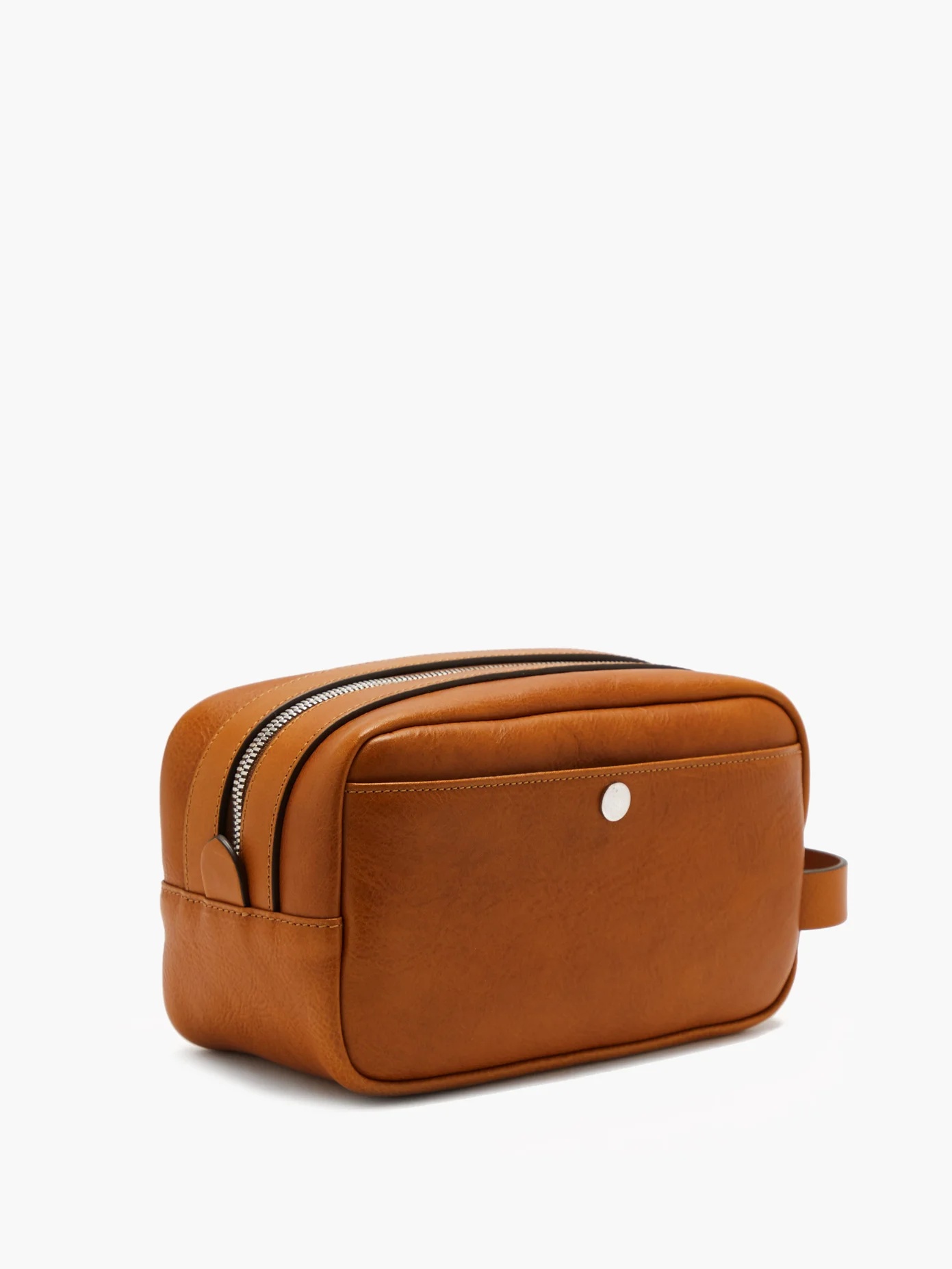 Grained-leather washbag - 3