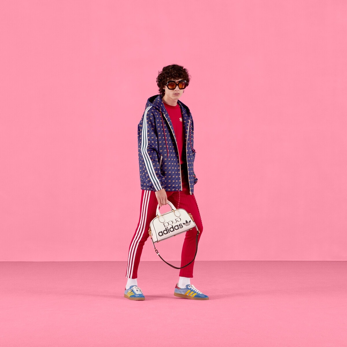 adidas x Gucci Trefoil print jacket - 2