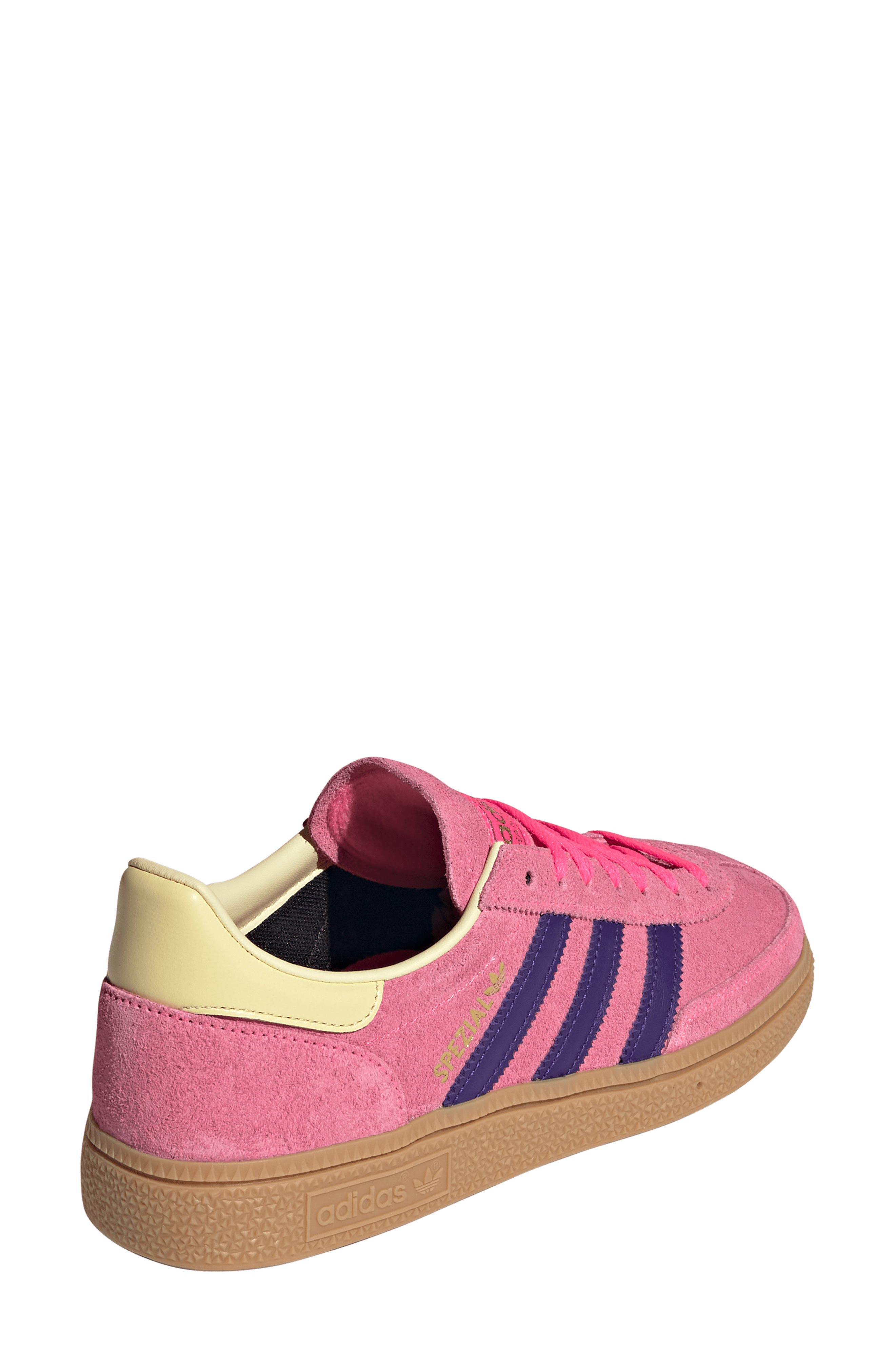 adidas Handball Spezial Sneaker in Lucid Pink/Purple/Yellow at Nordstrom - 2