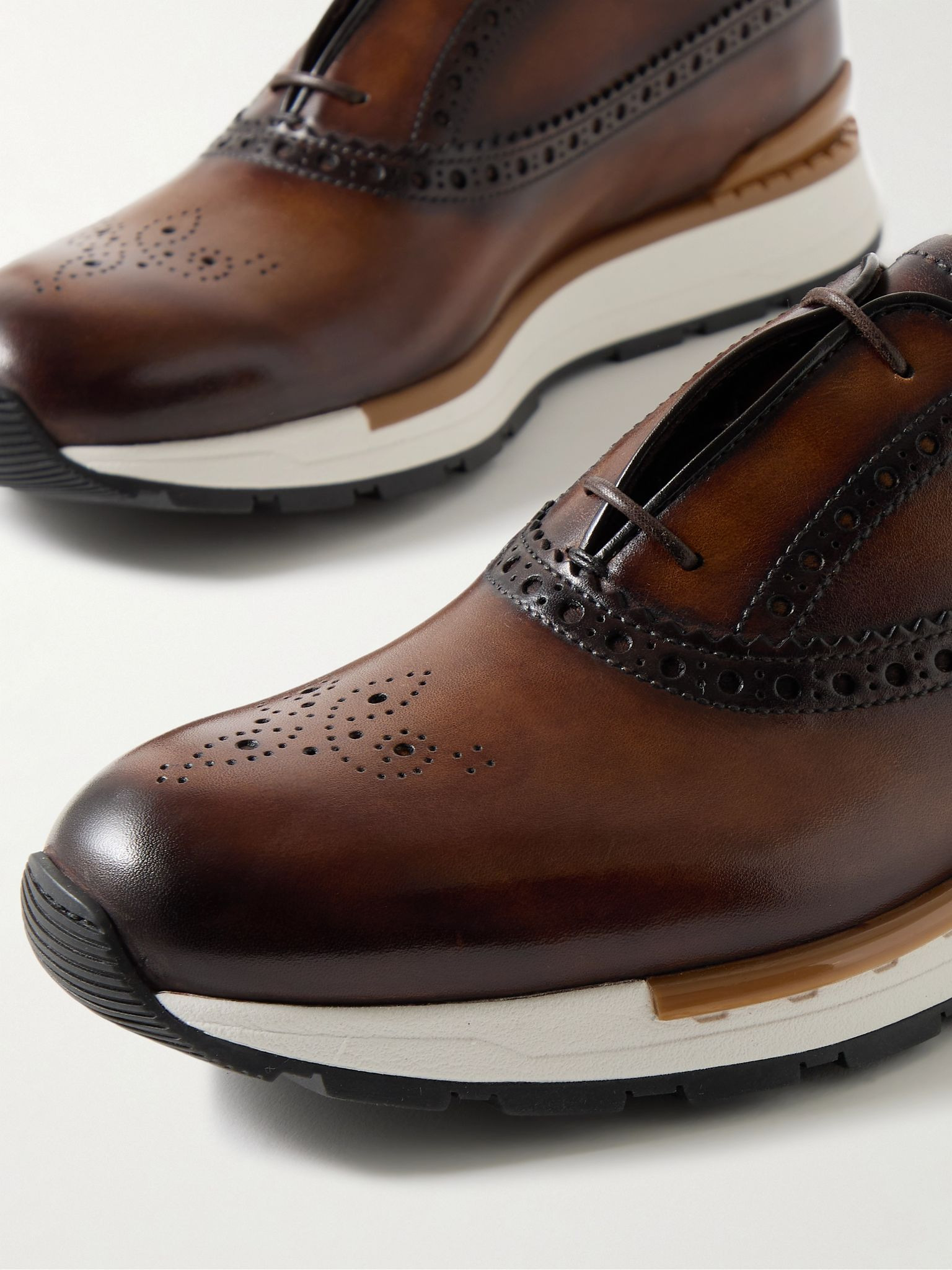 Fast Track Venezia Leather Sneakers Brown - 6