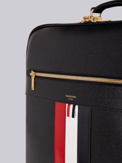 Thom Browne Striped Leather Check-In Soft Case outlook