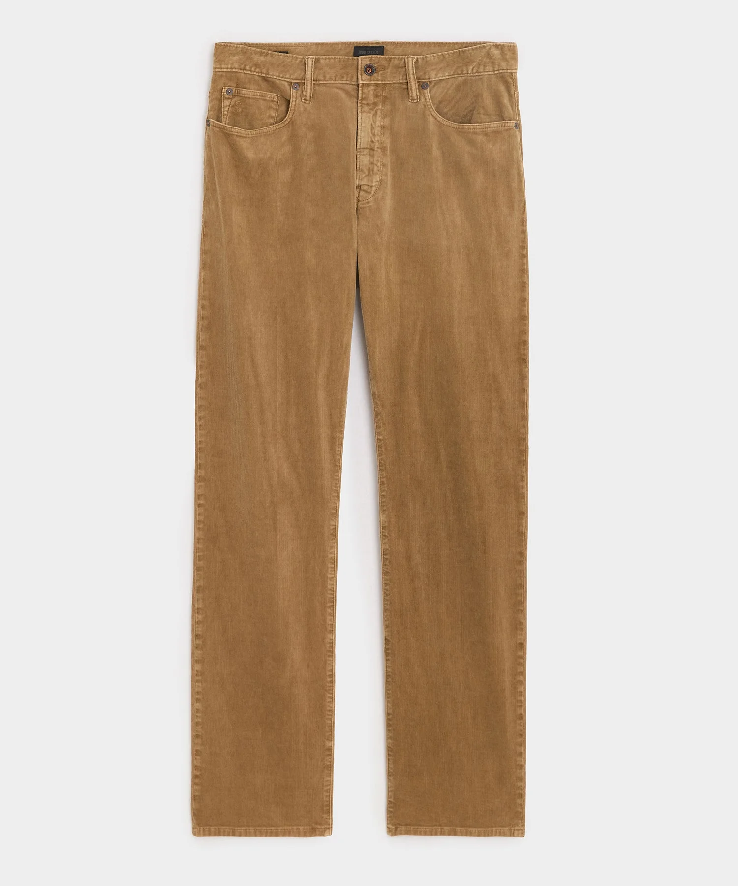 Straight Fit 5-Pocket Corduroy Pant - 1