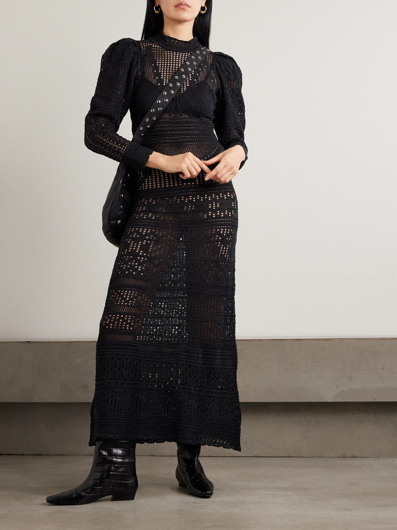 Isabel Marant Dione Crocheted Maxi Dress outlook