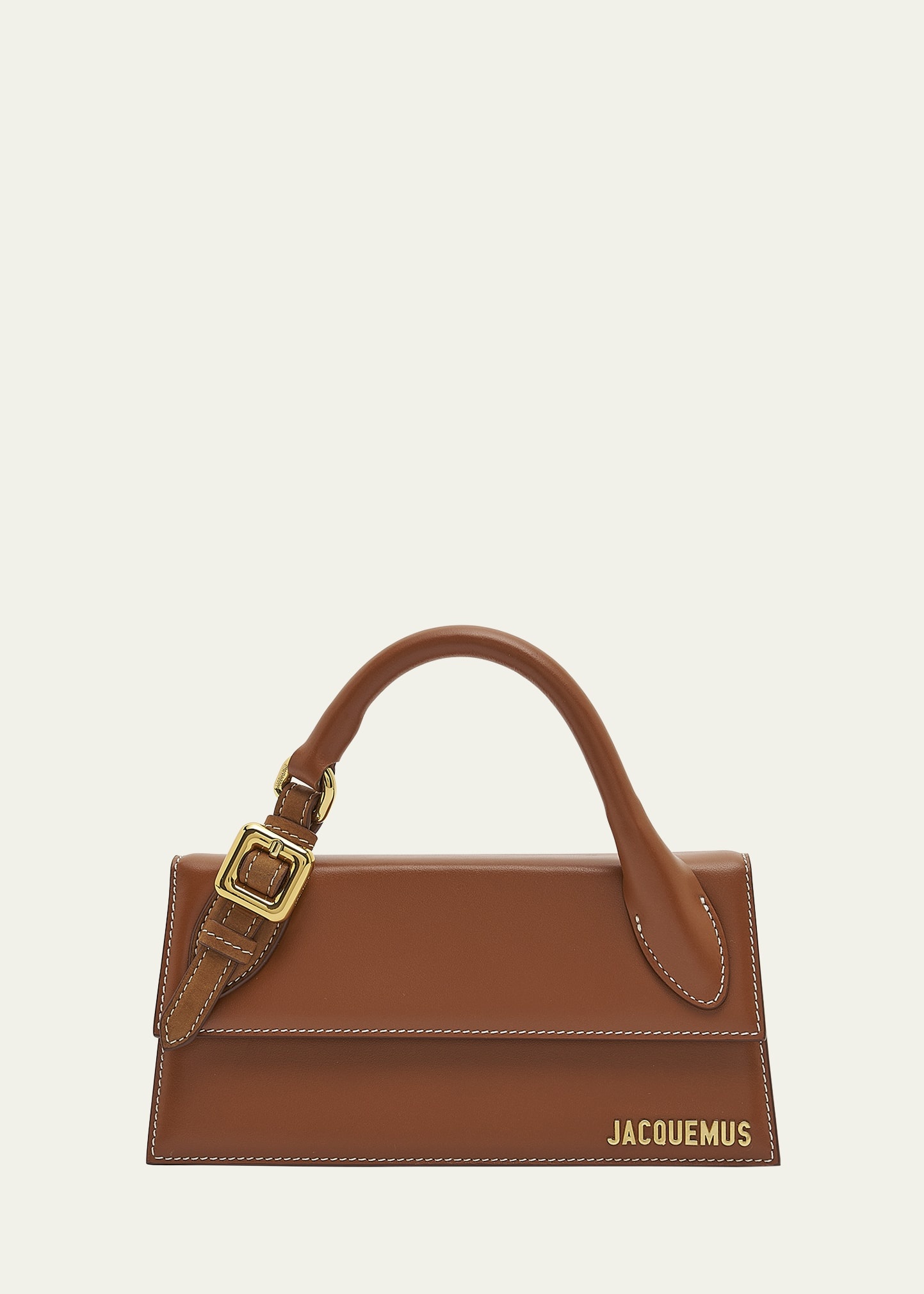 Le Chiquito Long Leather Crossbody Bag - 1