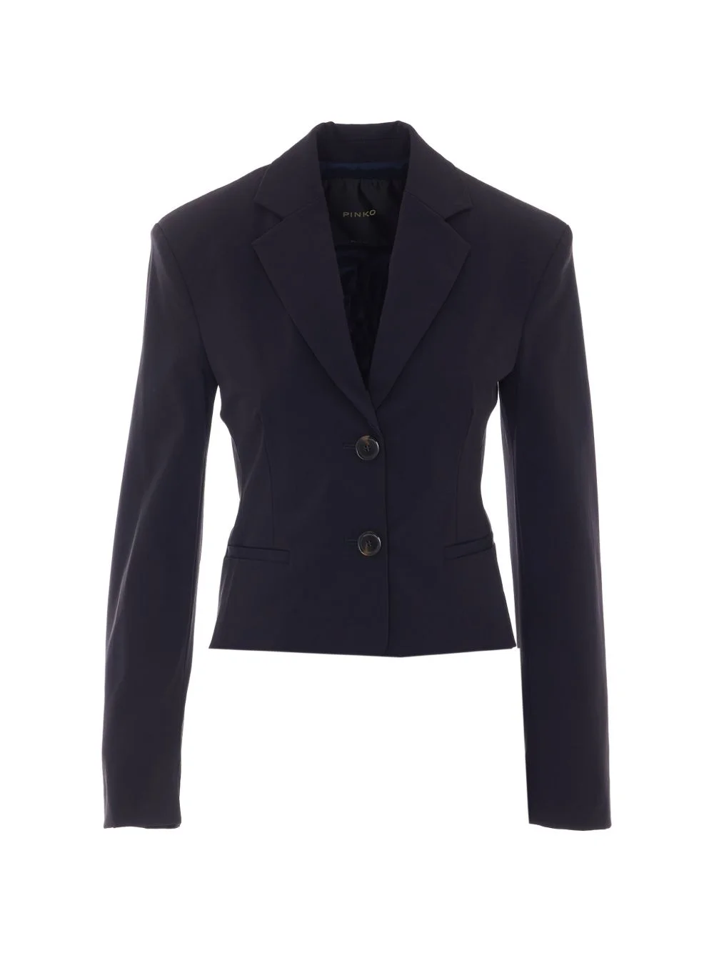 slim-fit cropped blazer - 1