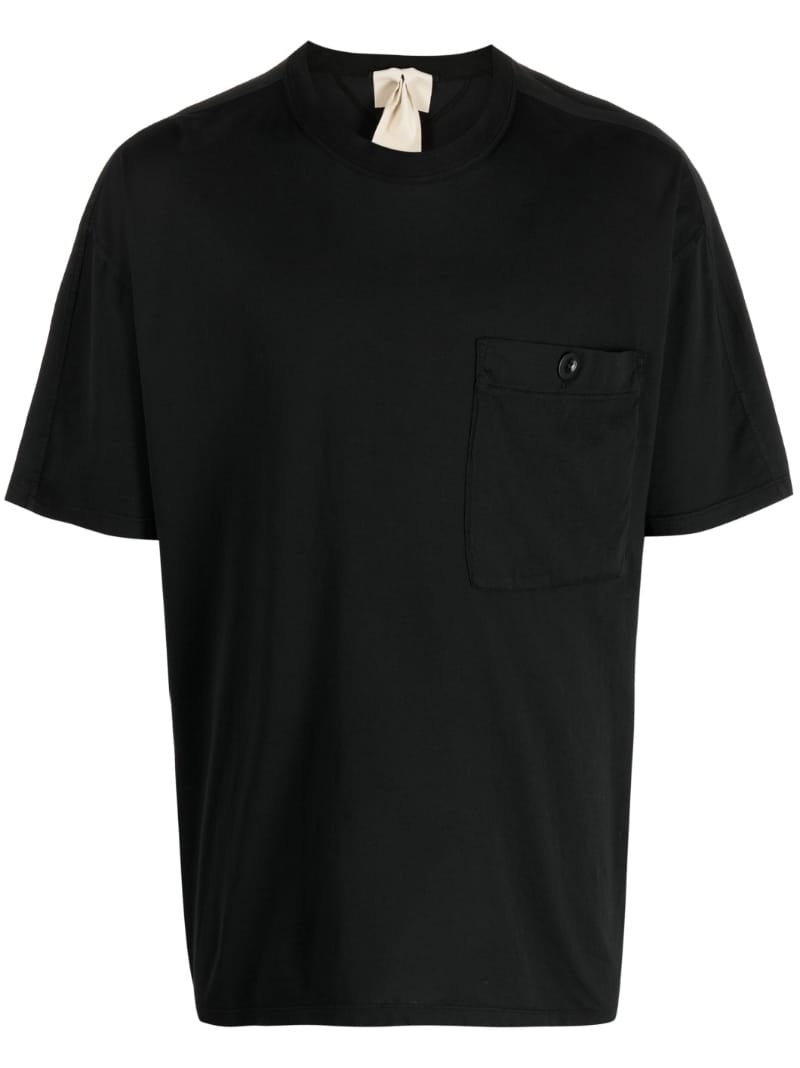 pocket cotton T-shirt - 1